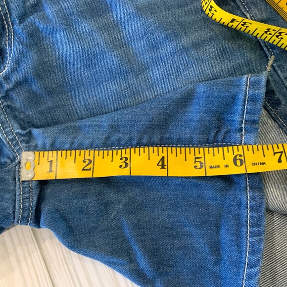 Anthropologie Pilcro Letterpress Womens Serif Fit Shorts 25 Denim Jean Stet 6" - Picture 8 of 8